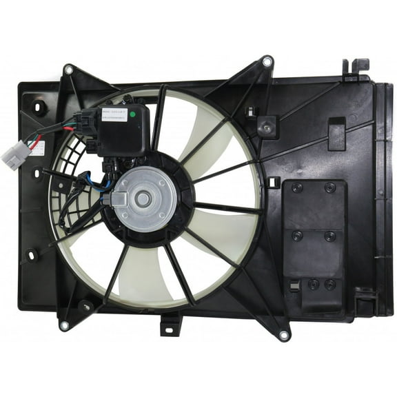 For Mazda CX3 Radiator and A/C Condenser Fan Assembly 2016 17 18 2019 w/Fan Control Module For MA3115166 | PEHH-15-025