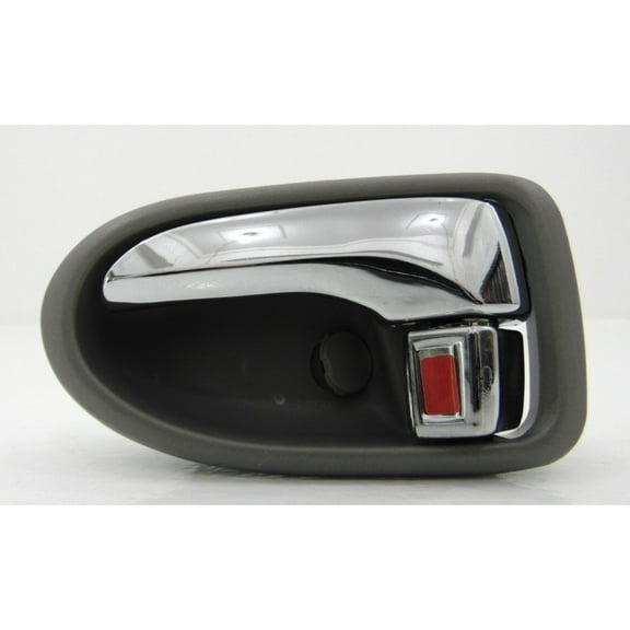 For Mazda MPV Door Handle 2004-2006 Interior | Front Driver Side | Gray | Chrome Lever | MA1352107 | LC6359330