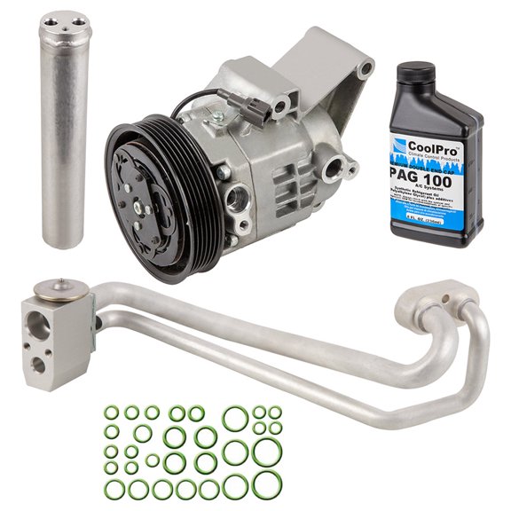 For Mazda MX-5 Miata 2006-2015 OEM AC Compressor w/ A/C Repair Kit - BuyAutoParts