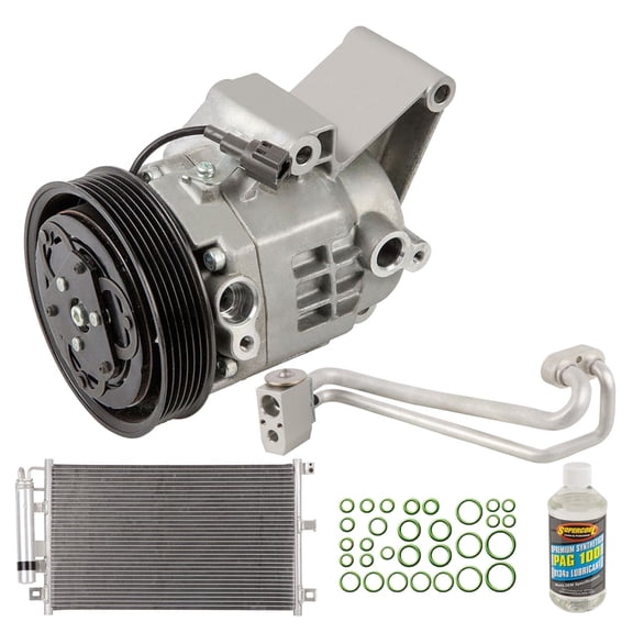 For Mazda MX-5 Miata NC 2006-2015 OEM AC Compressor w/ Condenser Drier - BuyAutoParts