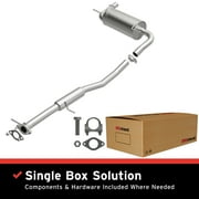 BRExhaust OE Replacement Exhaust System Kit 106-0246 Compatible with 1990-1993 Mazda Miata 1.6L, 1994-1995 Mazda Miata 1.8L
