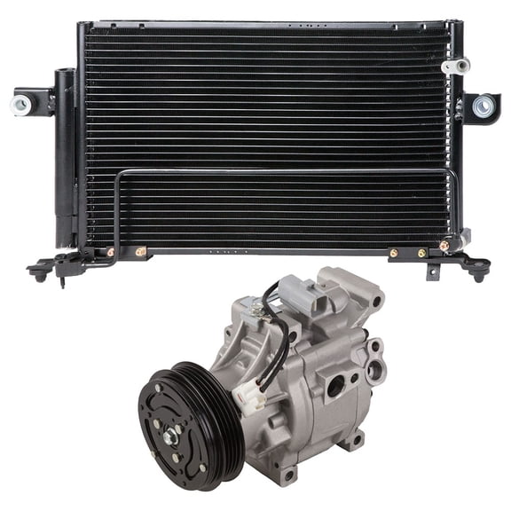 For Mazda Miata MX-5 NB 2004 2005 AC Compressor w/ A/C Condenser & Drier - BuyAutoParts