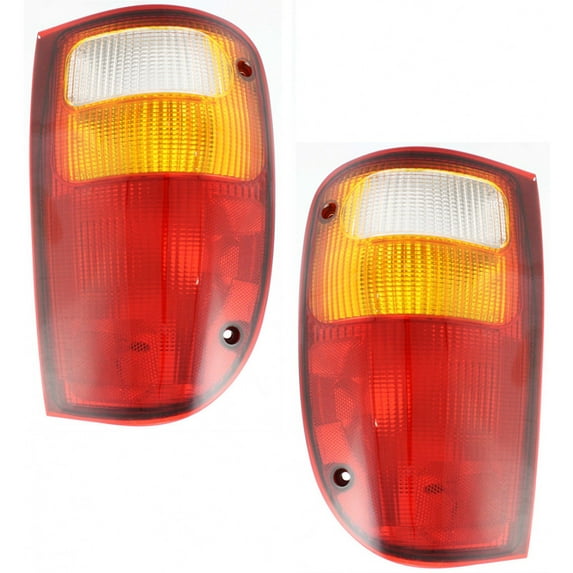 For Mazda Pickup 2001-2010/Ford Ranger 2005-2007 Tail Light Assembly Unit Pair Driver and Passenger Side | w/STX Model | MA2800114, MA2801114