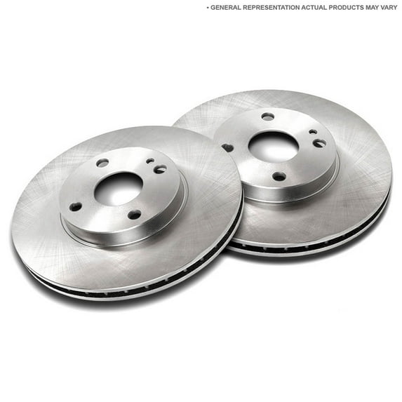 For Mazda Protege MX-3 & Ford Escort Front Brake Rotor Set - BuyAutoParts