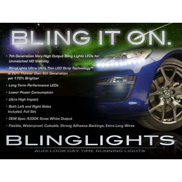 For Mazda RX8 RX8 LED DRLs Light Strips for Headlamps Headlights Head