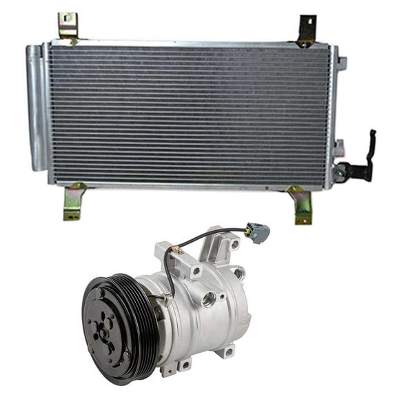 For Mazda Speed6 Mazdaspeed 6 2006 2007 AC Compressor w/ A/C Condenser Drier - BuyAutoParts