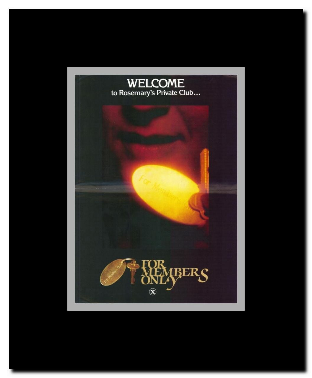 For Members Only Framed Movie Poster