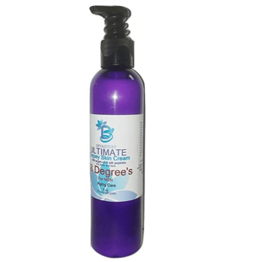 For Men Ultimate Crepey Skin Cream With Hyaluronic Acid - 8oz. by Diva Stuff