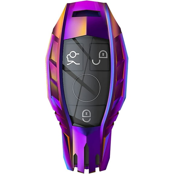 For Mercede Benz 3 Buttons Key Fob Cover case for Benz A C E S Class Series,GLK CLA GLA GLC GLE CLS SLK Series with Keychain