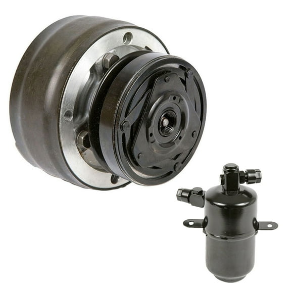 For Mercedes 190E 1984 AC Compressor w/ A/C Drier - BuyAutoParts