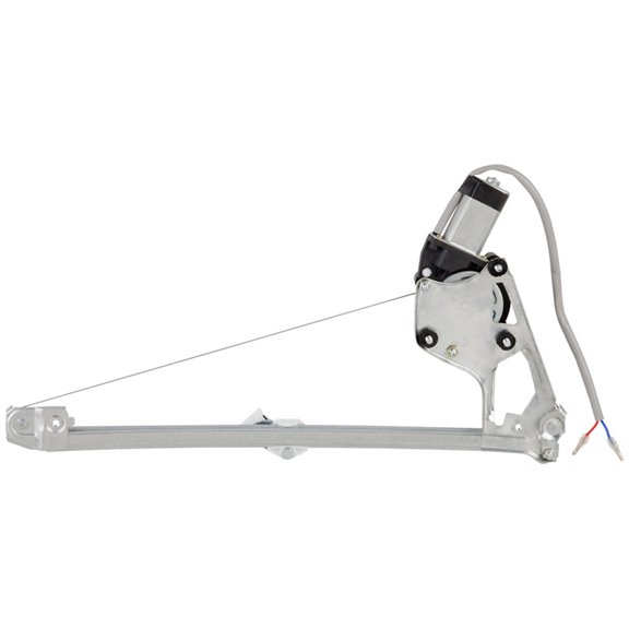 For Mercedes 300E 260E 300TD & 300TE Rear Left Driver Side Window Regulator w/ Motor - BuyAutoParts