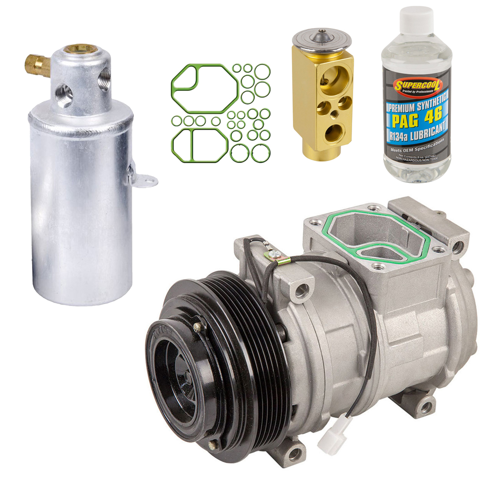 For Mercedes 300SE & 400SE AC Compressor w/ A/C Repair Kit ...