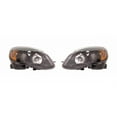 thumbnail image 1 of For Mercedes-Benz C Class 2/9/07-2011 Headlight Assembly Black Bezel Set Pair Driver and Passenger Side | MB2505108, 1 of 3
