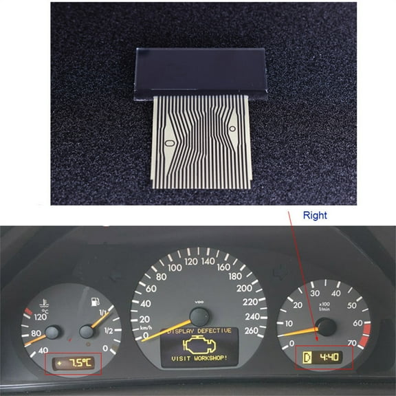 For Mercedes Benz C class E-Class W208 CLK W210 SLK Dashboard LCD Screen Display