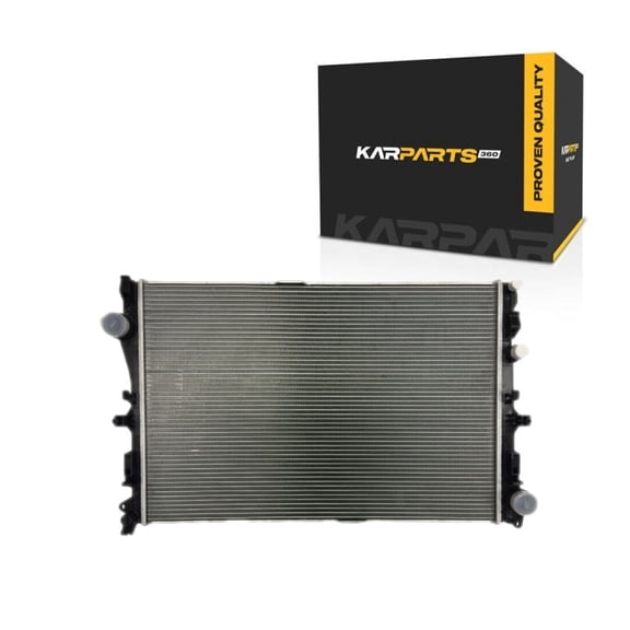 For Mercedes-Benz C43 AMG 2017-2023 Radiator | Made of Plastic and Aluminum | 2.0 Liter L4 Engine | Replacement For 995002103, 995002203