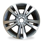 For Mercedes-Benz E-Class E350 E400 OEM Design Wheel 18 18x8.5 2014-2016 Machined GREY Single Replacement Rim