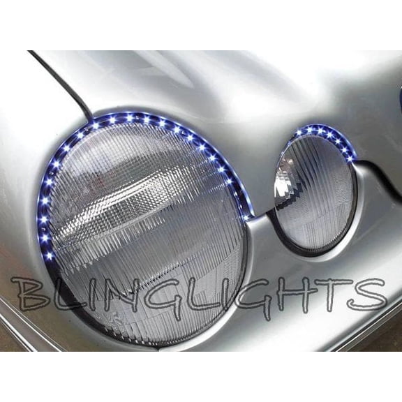 For Mercedes-Benz E-Class LED DRL Strip Lights Day Time Running Lamps LEDs DRLs Strips W210 W211 W212