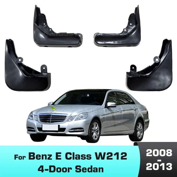 For Mercedes Benz E Class W212 2008 2009 2010 2011 2012 2013 Fender Mudflaps Splash Guards Mudguards Mud Flaps car Accessories