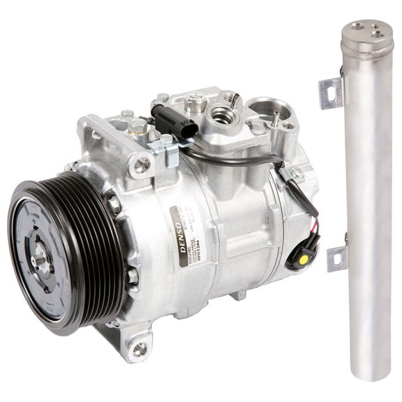 For Mercedes-Benz E320 2007 2008 2009 OEM AC Compressor w/ A/C Drier - BuyAutoParts