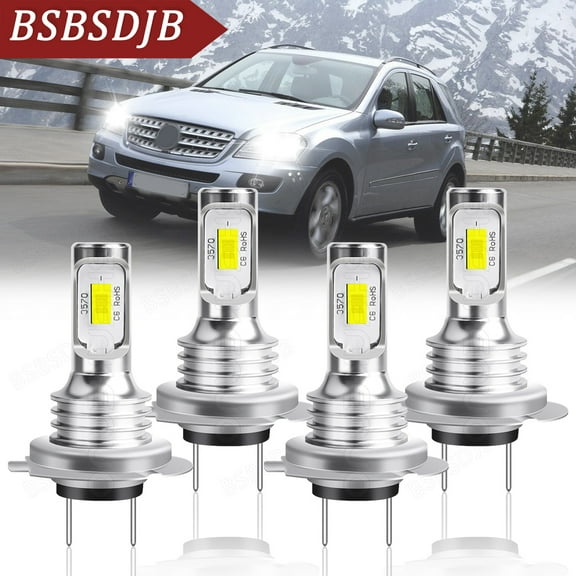 For Mercedes-Benz E350 B200 2008 2009 2010 2011 6000K White LED Headlight Bulbs