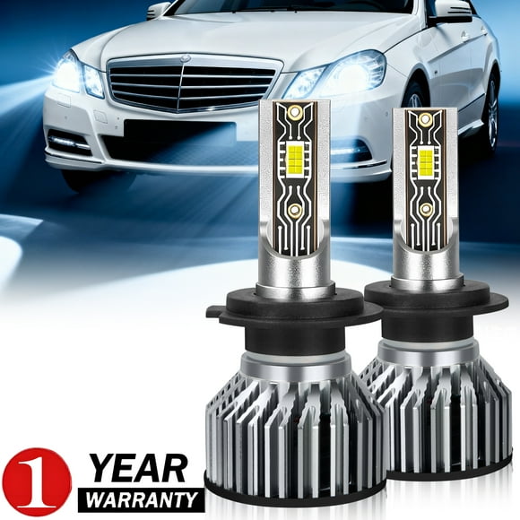 For Mercedes-Benz E350/E550 2008-2012 LED Headlights, Super Bright, High/Low Beam, Plug & Play, 2-Pack