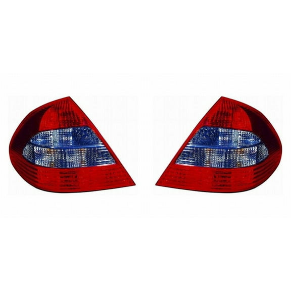 For Mercedes-Benz E550 Tail Light Assembly 2007 2008 2009 Pair Driver and Passenger Side | MB2800123, MB2801123 | 211 820 23 64, 211 820 24 64