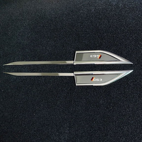 For Mercedes Benz G63 Car Styling Side Wing Fender Metal Trim Emblem Car Body Waist Line Sticker Decals Accessories 1 Pair