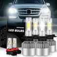 thumbnail image 1 of For Mercedes-Benz GL550 2008-2011 Combo LED Headlight + Fog Light Bulbs Kit, 1 of 13