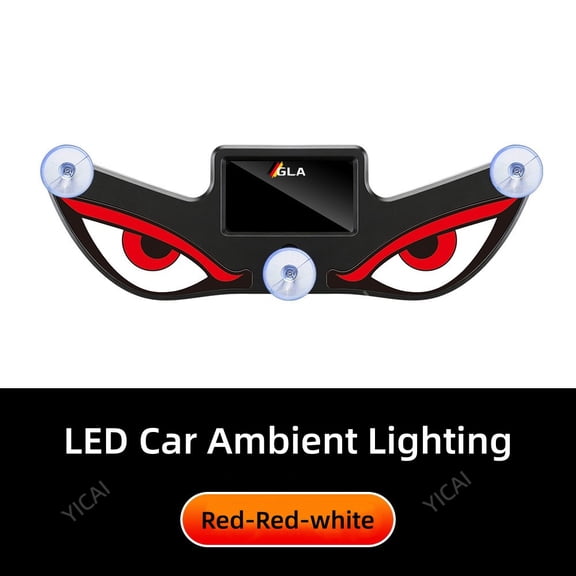For Mercedes Benz GLA Dual Charging Car Eye Atmosphere Light Solar Powered Type-C Charging Car Interior LED Light