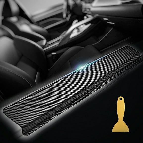 For Mercedes Benz GLE Carbon Fiber Car Door Threshold Protective Sticker Anti Scratch Wear-Resistant Waterproof Matte Sticker
