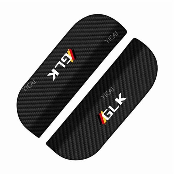 For Mercedes Benz GLK Carbon Fiber Car Rearview Side Snow Sun Visor Rain Cover Automob Mirror Accessories