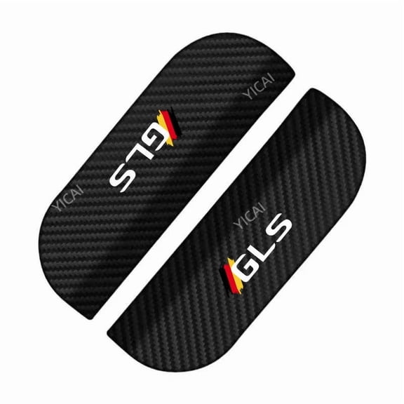 For Mercedes Benz GLS Carbon Fiber Car Side Mirror Rain Guards Sun & Snow Shield Visors for Enhanced Rear View Safety Easy Install