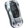thumbnail image 1 of For Mercedes Benz Key Fob Cover,Compatible with 2020-2022 New Mercedes Benz S-Class G-Class E-Class with Keychain, 1 of 11