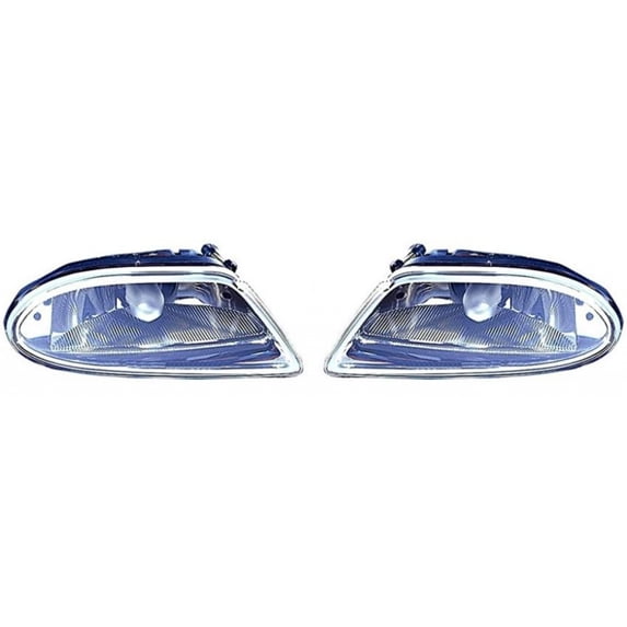 For Mercedes-Benz ML320 Fog Light 1998-2005 Pair Driver and Passenger Side CAPA For MB2592104C