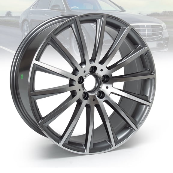 20''x8.5'' Replacement Front Wheel AMG Style Rims for Mercedes Benz S500 S550, Gray