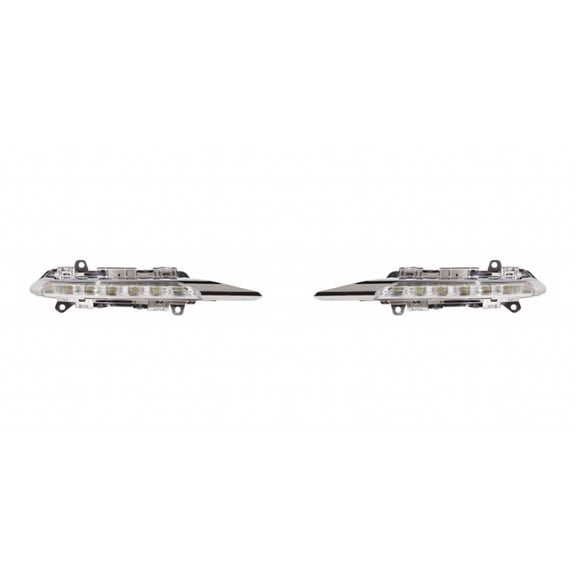 For Mercedes-Benz S63 AMG Front Signal/Corner Light Assembly 2008 2009 2010 Pair Driver and Passenger Side | w/Bulbs | MB2562101