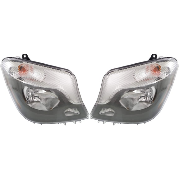 For Mercedes-Benz Sprinter 2500 / 3500 Headlight 2014 15 16 17 2018 Pair Driver and Passenger Side VAN For MB2502221 | 9068202861