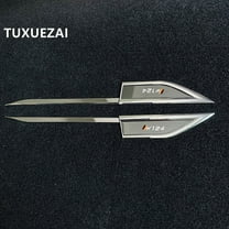 For Mercedes Benz W124 Car Body Waist Line Sticker Decals Accessories Car Decoration Metal Body Side Label Accessories 1 Pair