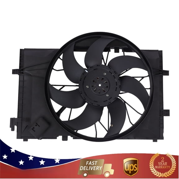 For Mercedes-Benz W203 C CLK-Class Radiator Cooling Fan Assembly 2035001693