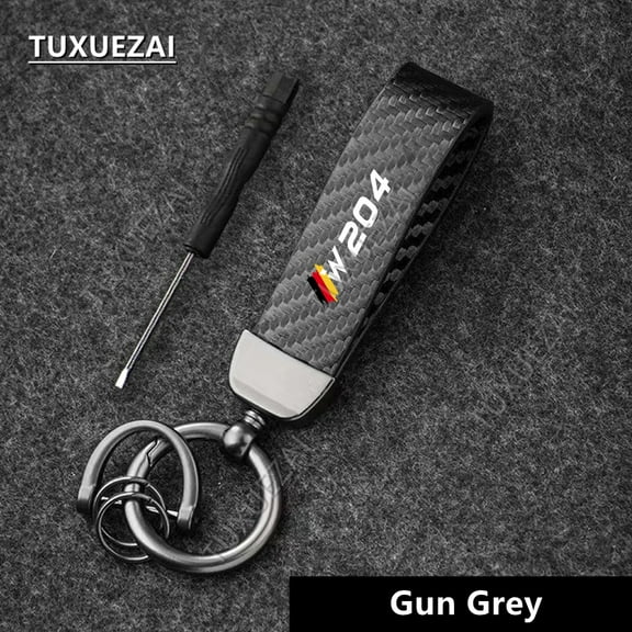 For Mercedes Benz W204 Car Key Ring With Horseshoe Buckle Car Keychain Keyring Auto Accessories