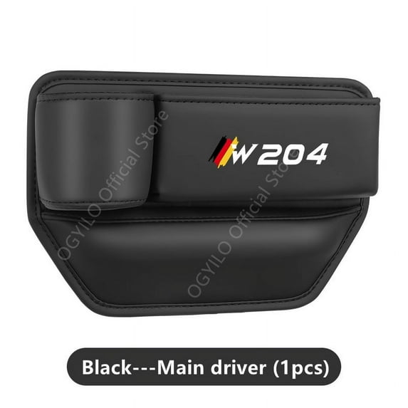 For Mercedes Benz W204 Car Seat Gap Filler Manager Storage with Cup Holder Box Car Interior Storage Pocket