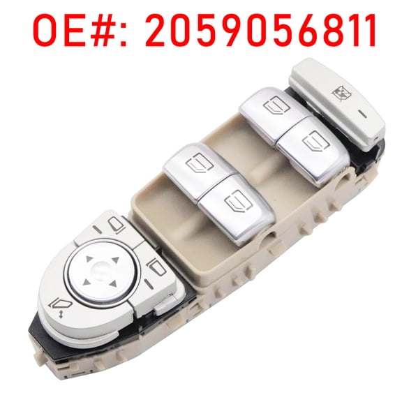 For Mercedes C300 C350e GLC350e W205 Driver Side Power Window Switch A2059056811