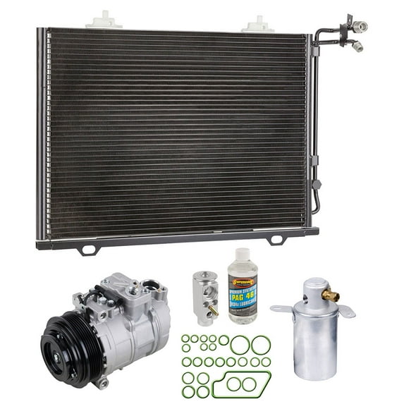 For Mercedes C36 AMG CLK320 C230 A/C Kit w/ AC Compressor Condenser & Drier - BuyAutoParts