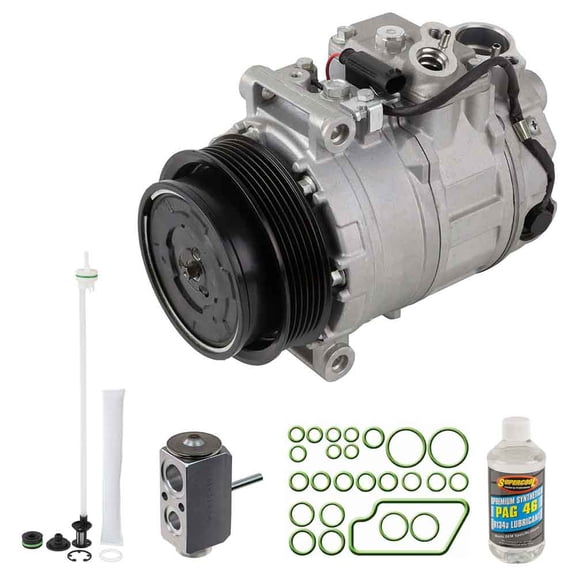 For Mercedes C63 AMG 2015 AC Compressor w/ A/C Repair Kit - BuyAutoParts