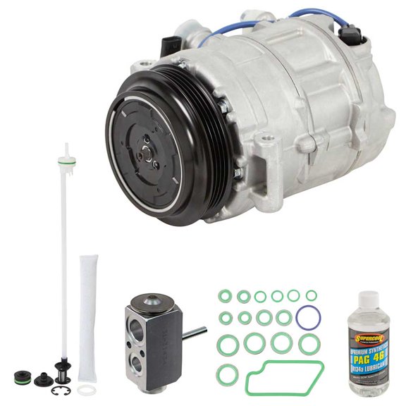 For Mercedes C63 AMG S 2015 2016 AC Compressor & A/C Repair Kit - BuyAutoParts