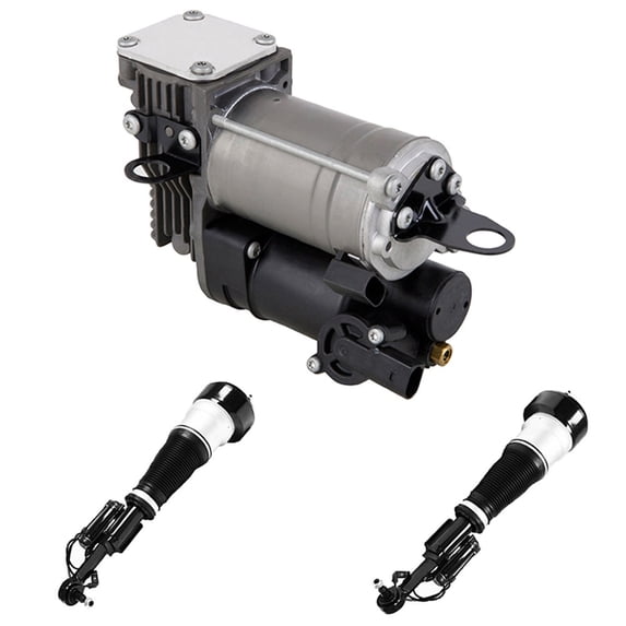 For Mercedes CL550 2009-2011 Duralo Front Air Shocks Struts w/ Compressor - BuyAutoParts