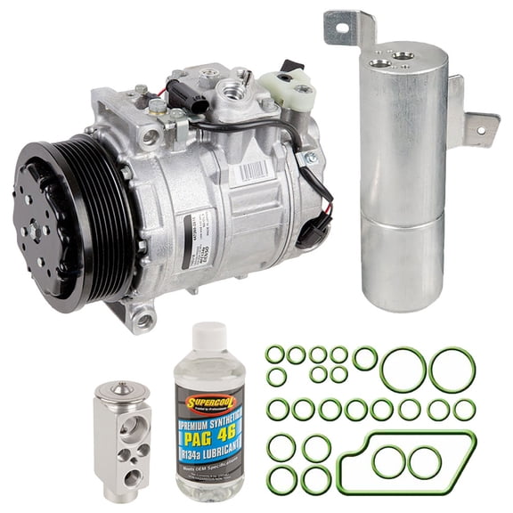 For Mercedes CL600 & S65 AMG 2007 OEM AC Compressor w/ A/C Repair Kit - BuyAutoParts