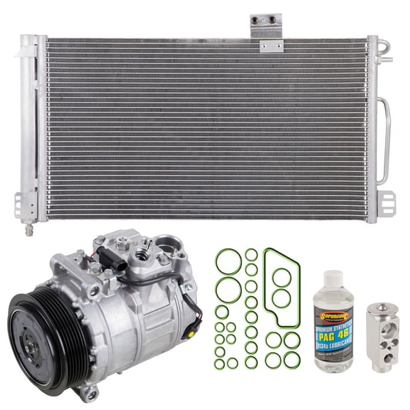 For Mercedes CLK320 CLK55 & C55 AMG OEM AC Compressor w/ A/C Repair Kit - BuyAutoParts