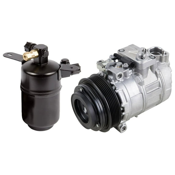 For Mercedes E300 E420 E55 AMG E430 OEM AC Compressor w/ A/C Drier - BuyAutoParts