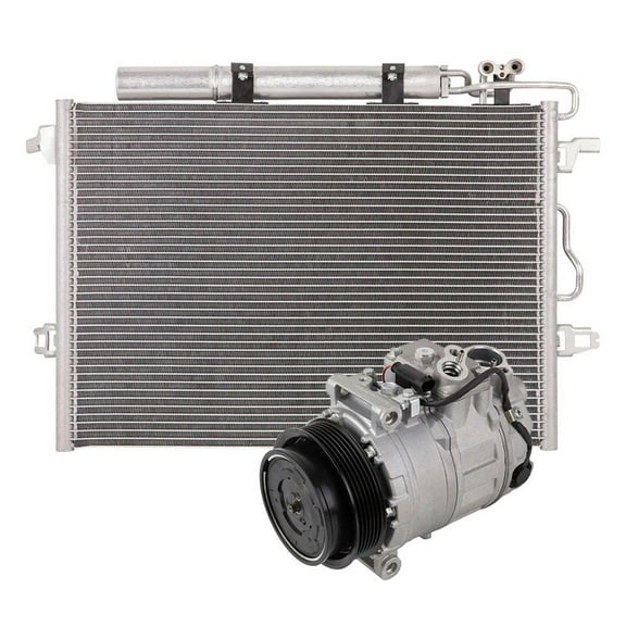 For Mercedes E320 E350 CLS63 CLS550 E55 AC Compressor w/ A/C Condenser Drier - BuyAutoParts